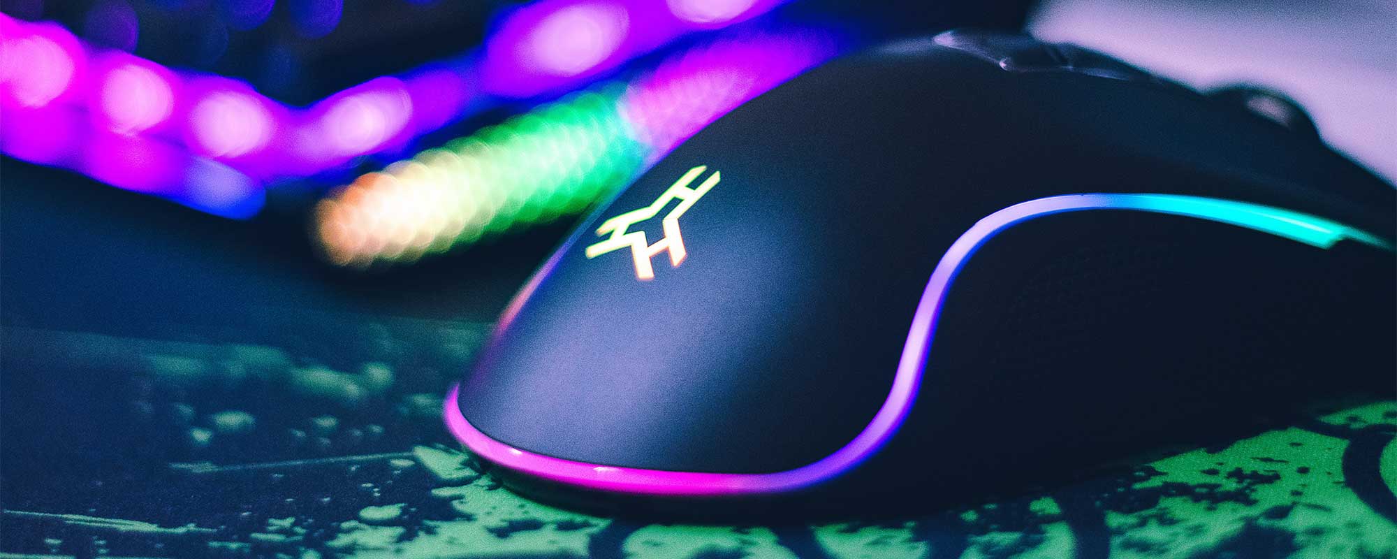 Gaming mouse header