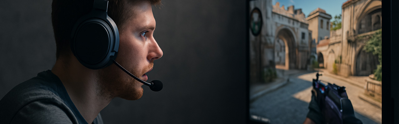 Bluetooth gaming headset competitief gamen